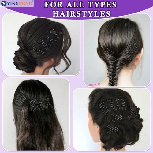 330 Pcs 2.2 Inch Black Bobby Pins, Set of Hairpins with Box, Premium Hair Pins for Kids, Girls and Women, Great for All Hair Types - color: Black(2.2Inch)