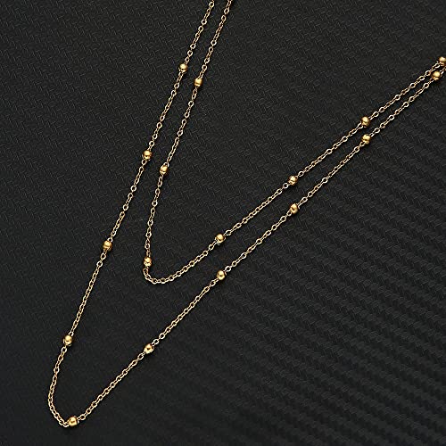 WANGGAO Stainless Steel Simple Chain Waist Body Chain For Women Beach Belly Accessories Body Jewelry - style: Chain,Body