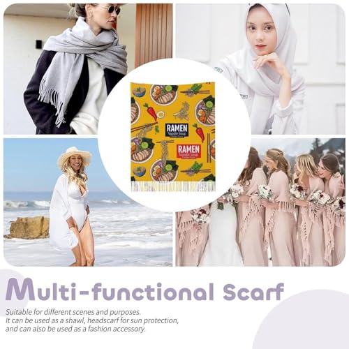Scarfs for Women Fall Winter Scarves Shawls and Wraps for Evening Dresses - color: Design12