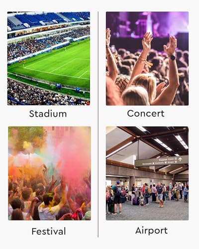 HULISEN Clear Bag for Stadium Events, Clear Purses for Women Stadium Crossbody, Transparent Handbag for Concerts & Sports Fan - style: A15