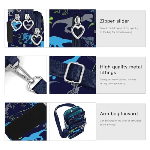 BIAOTIE Lightweight Small Crossbody bags Cell Phone Purses Travel Pouch Shoulder Bag for Women - color: Dark Blue-n