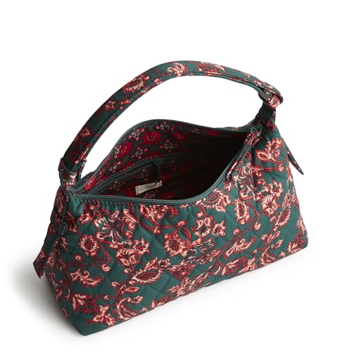 Vera Bradley Women's Premium Cotton Roxbury Crescent Shoulder Bag - color: Victorian Vines