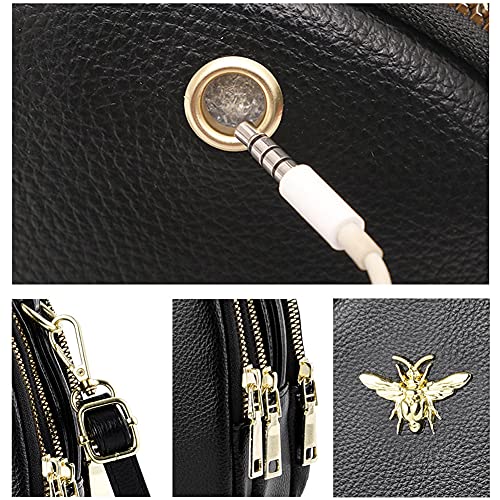 Small Crossbody Bags Shoulder Bag for Women Stylish Ladies Messenger Bags Purse and Handbags Wallet - color: 4-black