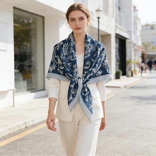 41" Large Square Scarf Hairscarf Fashion Scarves Hair Wrapping Scarfs Night Sleeping Headscarf for Women B06 - color: B0617