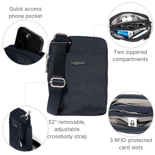 Baggallini Women's Modern Take Two Rfid Crossbody - color: French Navy