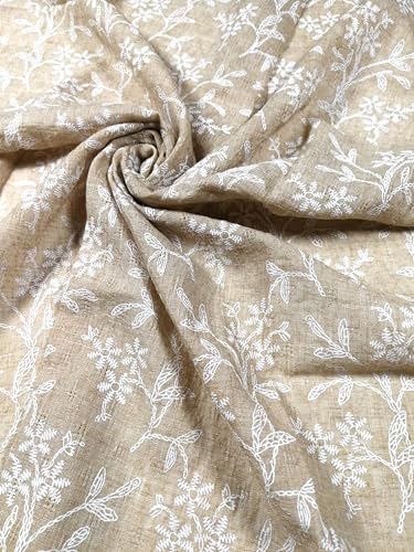 Shanlin Unisex Cotton Square Bandanas Scarves 24x24 - color: Floral-khaki