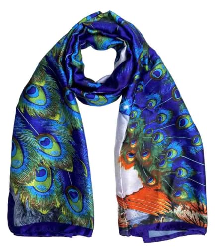 Acotavie Scarfs for Women Dressy Fashion Scarves Long Floral Pattern Scarf Lightweight Sunscreen Shawls - color: C012