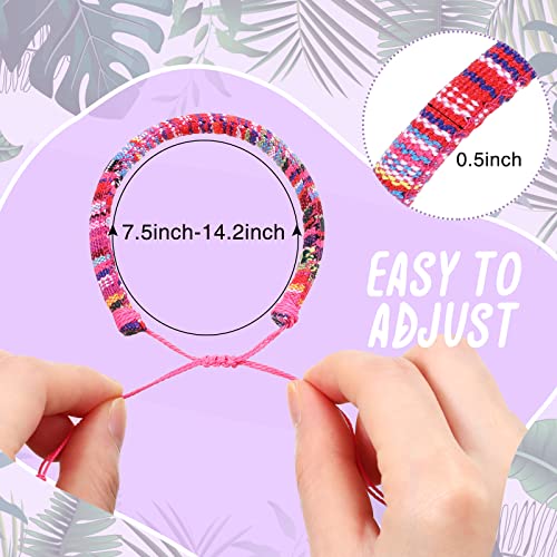 Yinkin 18 Pcs Boho Surfer Ankle Bracelets for Women Men Adjustable Handmade Braided Friendship Bracelet Waterproof String Rope Beaded Anklets Summer Beach Jewelry Gift - style: Basic Style