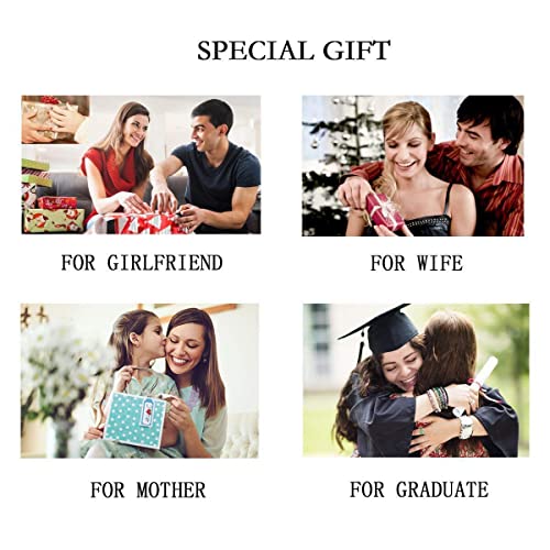 KGBNCIE Inspirational Gifts for Women, Morse Code Funny Gifts Bracelets for Women, S925 Sterling Silver Morse Code Bracelets Friend Gifts - style: 15 Ohana