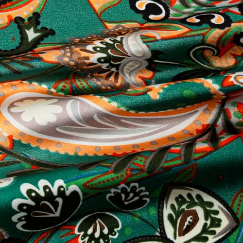 RIIQIICHY Women Head Hair Scarf Like Satin Silk Scarf Sleeping Hair Wrapping Night 27.5" - color: C001