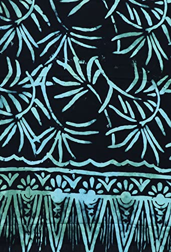 Hats Scarves & More Chemo Scarf Head Scarves for Women Cancer Headwear Headscarf Head Coverings 28 Inch Square Batik - color: Evening in Bali