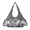 Angelkiss Hobo Purses and handbags for Women Satchel Handbag Women Purses Large Daily Shoulder Bags | Purses - color: Smoky Grey
