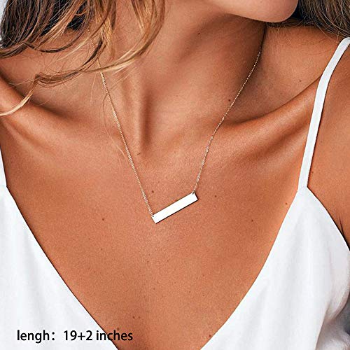 Turandoss Gold Layered Necklaces for Women - 14K Gold Plated Handmade Multilayer Bar Pearls Coin Disc Moon Butterfly Medallion Adjustable Dainty Layered Choker Necklaces for Women Jewelry - style: 3PCS - Coin&Bar&Hammered Disc