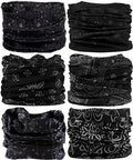 Head Wrap Headwear Headband Bandana Face Mask magic scarf for men & women - color: 6pcs. Cool