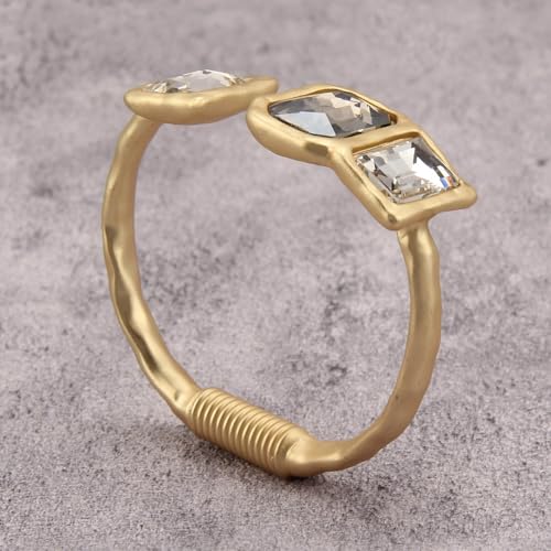 Gold Cuff Bracelet for Women Silver Beaded Bracelets Open Bangle Stackable Stretch Bead Bracelet Boho Jewelry Gifts for Wife Couple - style: Vintage Cuff Bracelet