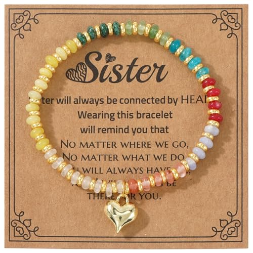 Colorful Beaded Bracelets for Women Boho Multicolor Gold Plated Beads Bracelet Adjustable Statement Bracelet Gift Summer Beaded Jewelry