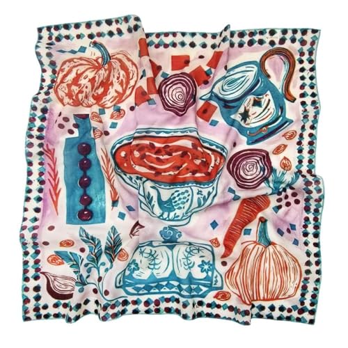Large Cotton Bandana Lightweight Head Hair Scarf Headbands Wraps Cover Handkerchiefs for Women Men 25 x 25 inch - color: Rt31