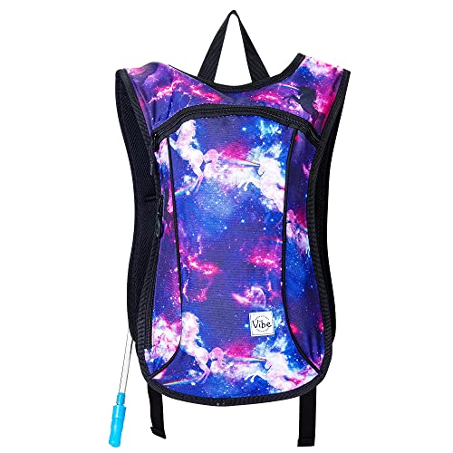 Vibe Festival Gear Rave Hydration Pack Backpack with 2L Water Bladder for Women Men – Festival Hydropack, Hydro Pack, Leak Proof, Lightweight – Teens, Party, Hiking, Running, Outdoor Sports - color: Unicorn