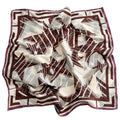 K-Elewon Women Medium Square Scarf Head Scarf Neck Scarf Hair Scarf Head Sleeping Wraps Bandana Scarfs for Women - color: V18