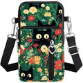 BIAOTIE Lightweight Small Crossbody bags Cell Phone Purses Travel Pouch Shoulder Bag for Women - color: Black-cat