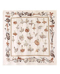 Hioyiwse Head Scarf For Women Hair Bandana 35" Large Square Satin Wrap Sleeping Neck Silk Satin Hair Scarves Lightweight - color: F12-terpsichorean(35*35inch）