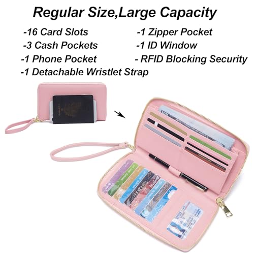 Purses And Wallets Set For Women Work Tote Satchel Handbags Shoulder Bag Top Handle Totes Purse With Matching Wallet - color: A54-3pcs/Set Pink
