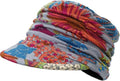 XYIYI Women Cancer Headwear Soft Chemo Beanie Baseball Cap - color: Grey Flower