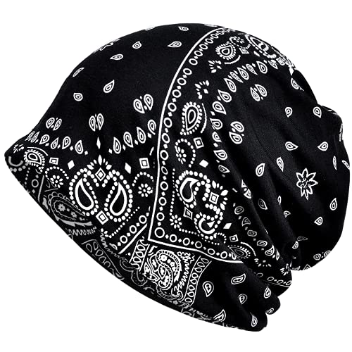 Women's Baggy Slouchy Beanie Chemo Hat Cap Scarf - color: 4 Pack-multicolor a