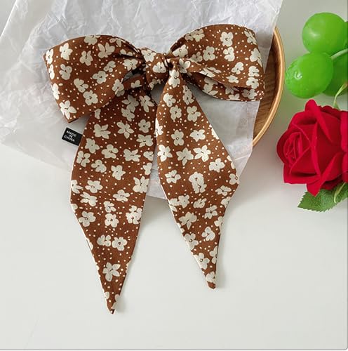4 Pack Purse Scarf Handbags For Women,Boho Scarrves for Bag Hair Accessories Handle Fashion Lightweight - color: Coffee