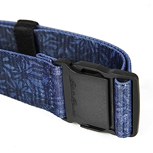 Eddie Bauer Women's Active Stretch Webbing Trail Belt With Quick Release Buckle, One Size Fits Most - color: Blue Graphic
