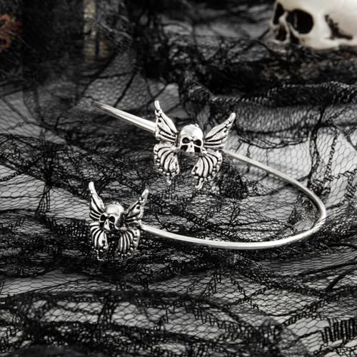 Vivian&CD 14K Gold Plated Starfish Arm Cuff for Women, Adjustable Upper Arm Bracelet Boho Beachy Statement Jewelry Summer Ocean-Themed Armband for Parties & Vacations - style: Hallowmas2
