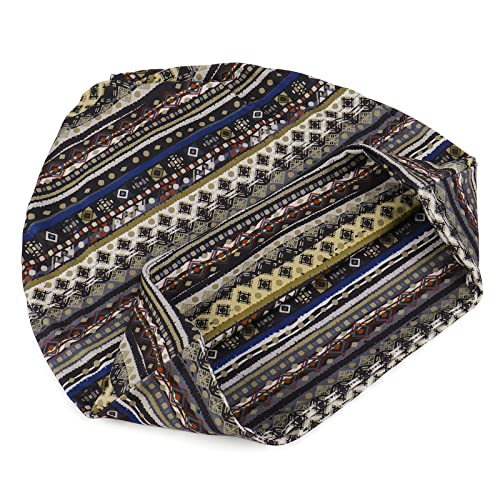 KAKU NANU Women Turban Chemo Beanies Pre Tied Caps Baggy Slouchy Headwear Sleep Scarf - color: Old Abstract Border