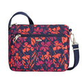 Travelon Anti-Theft Classic Small East/West Crossbody - color: Painted Floral