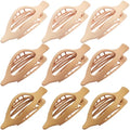 9 Pack Flat Hair Clips for Women, Matte Claw Clips for Thick & Thin Hair（Yellow) - color: Yellow-Regular