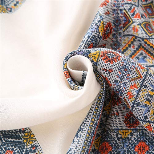 WZX Boho Scarf for Women, 70"x35" Large Lightweight Shawl Wrap for Travel, Sun Protection, Office & All-Season Wear - color: 015