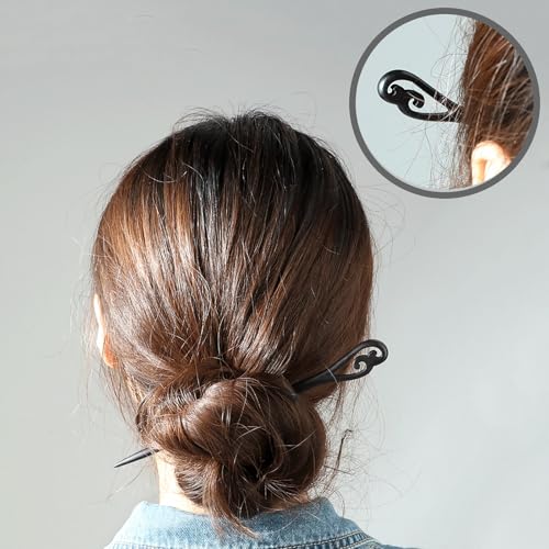 20PCS Wooden Hair Sticks for Long Hair, Chinese Hair Stick for Women Gifts | Unique Styles, Vintage Design, Smooth Wood Material, Durable Craft, Elegant Shapes