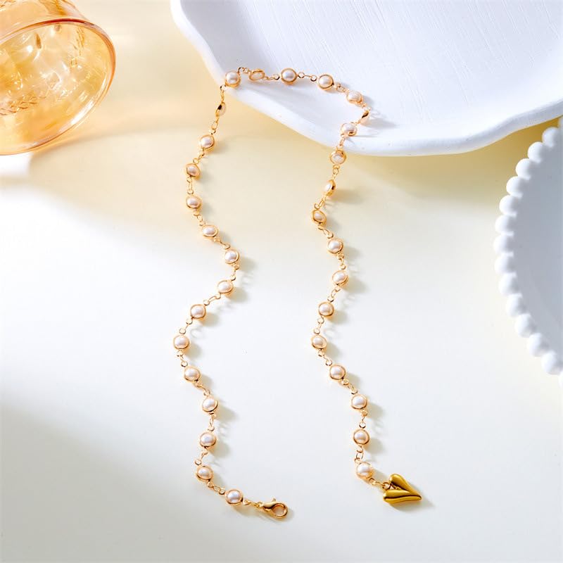 Long Gold Necklace for Women Jewelry fall fashion jewelry womens fashion - color: C-Fashionable heart-shaped pendant necklace