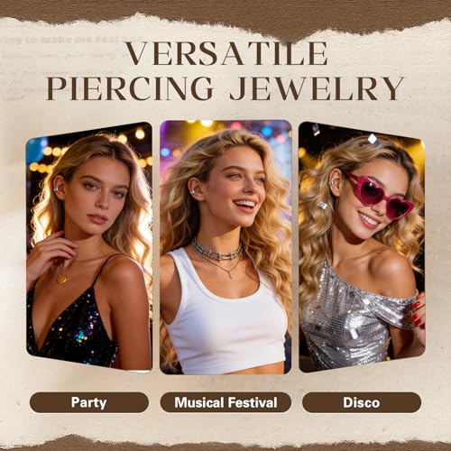 Gothic Ear Cuffs Helix Cartilage Clip on Goth Ear Cuff Stainless Steel Hypoallergenic Earrings for Women Men Non Piercing Gold & Silver Fake Earring Lightweight Punk Jewelry Gift - color: K4-Minimalist Design Silver 2