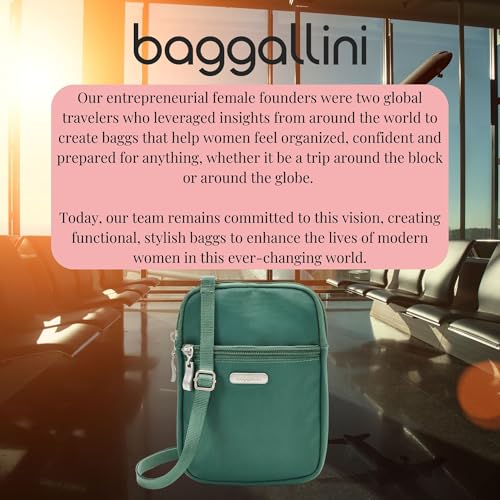 Baggallini Women's Essential Mini Crossbody Bag - color: Pine