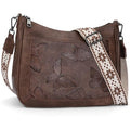 KITEVIUN Crossbody Bags for Women Trendy, Vegan Leather Medium Butterfly Hobo Purse, Women's Shoulder Handbags - color: 02-coffee
