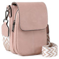 TANTOMI Small Crossbody Bags for Women Trendy, Cell Phone Purses Wallet with 4 Card Slots, Small Purses with Adjustable Strap - color: 04-dusty Pink