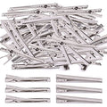 200Pcs 2.95 inch / 7.5 cm Alligator Hair Clips Bulk Silver Single Prong Hair Clips For Bows Making Hair Pins For Sectioning Hair Styling And Sectioning Hairdressing DIY Crafts - size: 1 Count (Pack of 200)