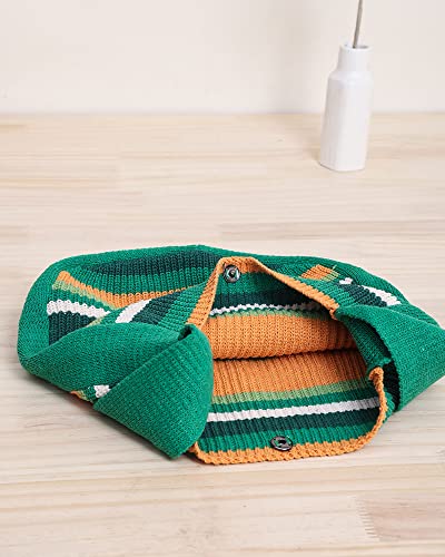 ENBEI Women's Crochet Tote Bag Knit Shoulder bag,Aesthetic Bag,Cute Eco-Friendly Tote for Travel,Daily Use,Gift Box Packaging - color: Green-a