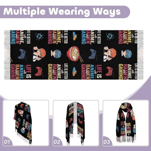 Scarfs for Women Fall Winter Scarves Shawls and Wraps for Evening Dresses - color: Design11