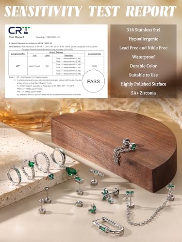 Sanfenly Stud Earrings Small Gold Hoop Earrings Set for Women Flat Back Earring Hypoallergenic Cartilage Earring Lightweight Dainty 14K Gold Stud Earrings for Multiple Piercing Set (Single 13 PCS) - color: Silver Single Earrings