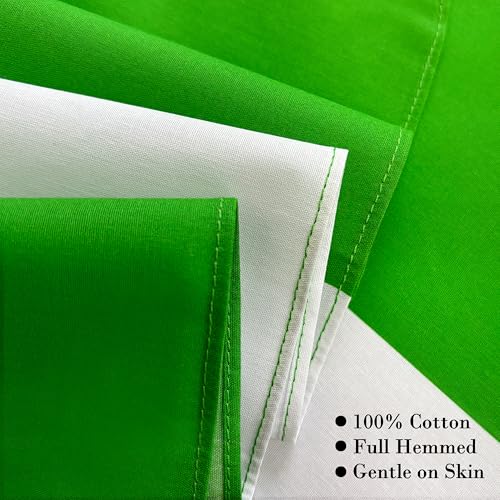WEITBF 2 Pack Nigeria Flag Bandana Nigerian Scarf Bandanas Headband - 100% Cotton, 22 x 22 inch