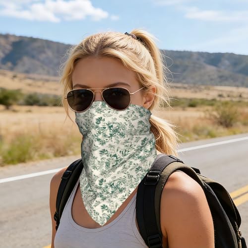 Head Scarf Hair Neck Scarves for Women Fashion Silk Satin Purse Bag Scarfs Handbags Bandana Neckerchief - color: Bohemian Green Floral