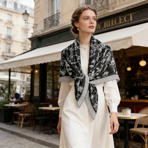41" Large Square Scarf Hairscarf Fashion Scarves Hair Wrapping Scarfs Night Sleeping Headscarf for Women B06 - color: B0616