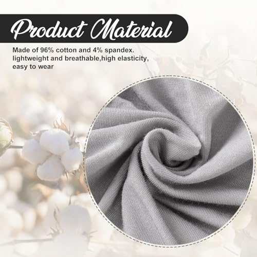JenPen 4 Pcs Cotton Chemo Headwear for Women Turban Soft Cancer Head Scarf Hats Beanie Elastic Hair Wraps - color: Warm Colors