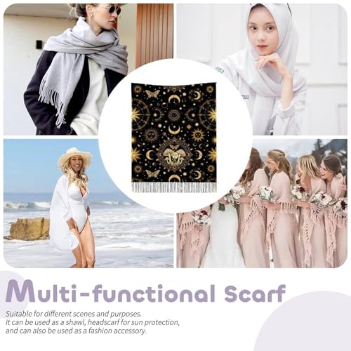Scarfs for Women Fall Winter Scarves Shawls and Wraps for Evening Dresses - color: Design8